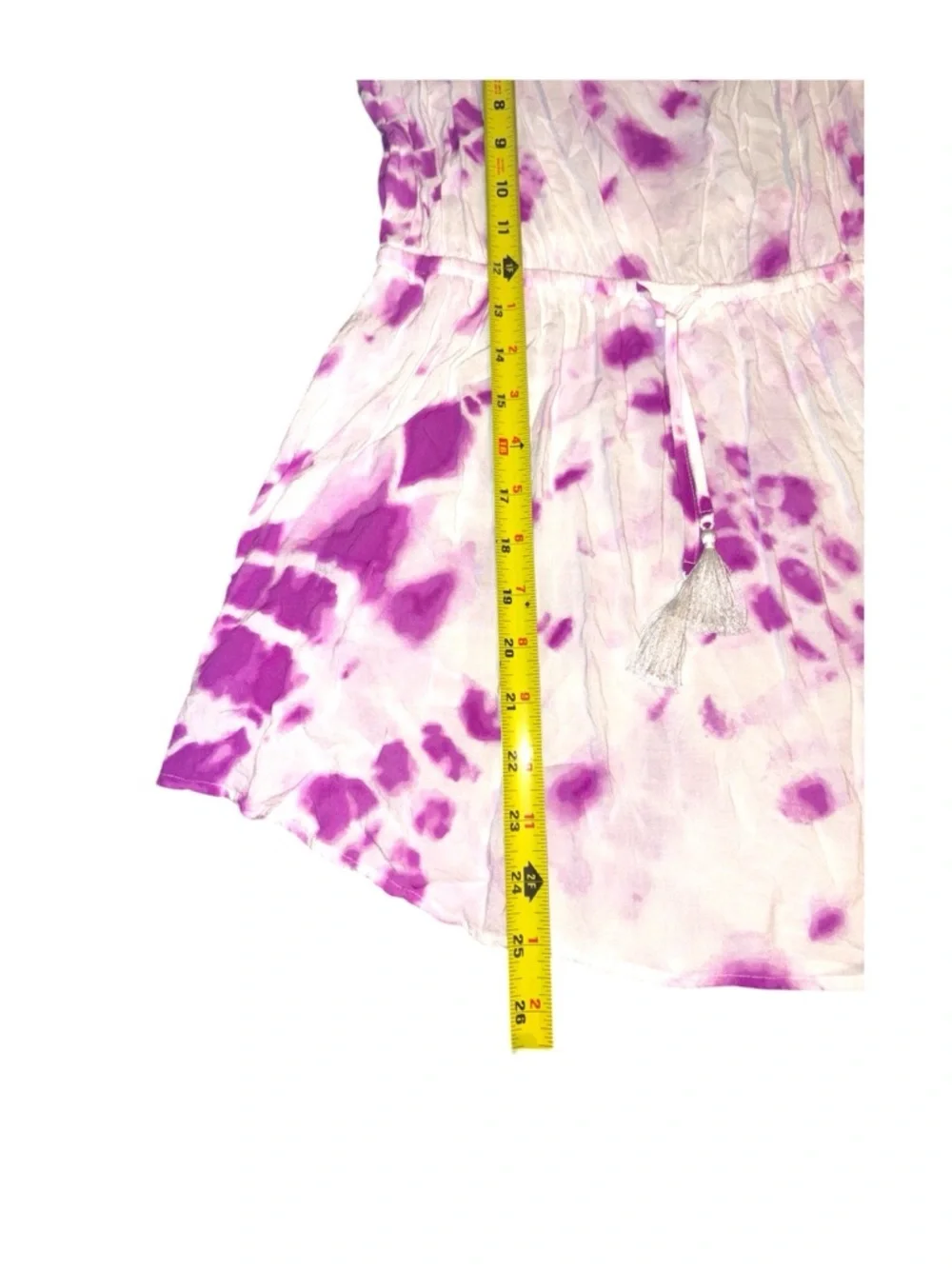 Victoria Secret Purple Tie-Dye Cruise Mini Swimsuit Coverup Sun Dress Size XS - Picture 11 of 14
